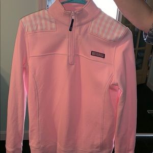 Vineyard vines 3/4 zip, women’s pale pink.